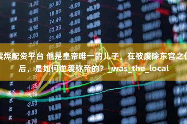 震烨配资平台 他是皇帝唯一的儿子，在被废除东宫之位后，是如何逆袭称帝的？_was_the_local