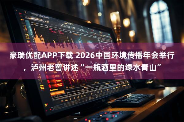 豪瑞优配APP下载 2026中国环境传播年会举行，泸州老窖讲述“一瓶酒里的绿水青山”